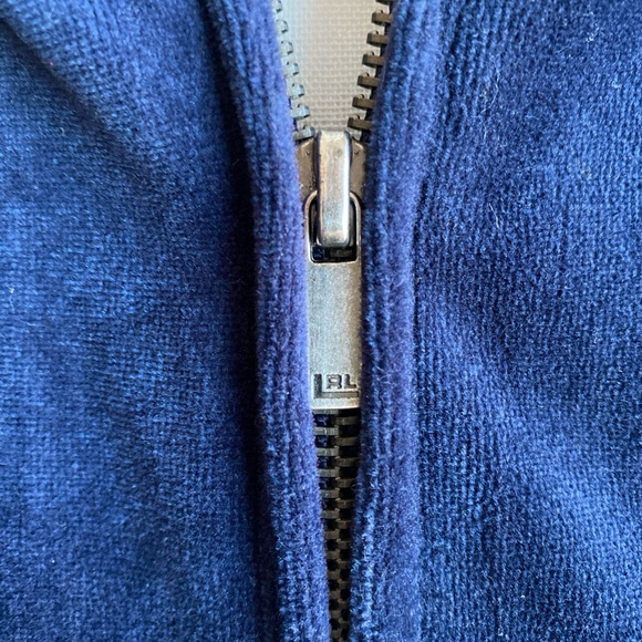 Women’s blue velvet track Jacket S Lauren Ralph Lauren - Picture 5 of 7